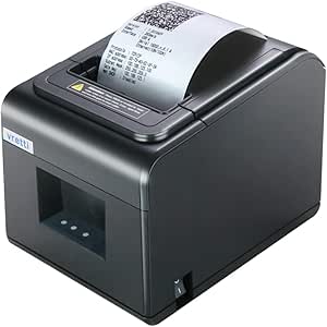 Imprimante Reçus Thermique Vretti 80mm - Découpe Auto, USB/LAN/Série - Pour Commerce/Restaurant