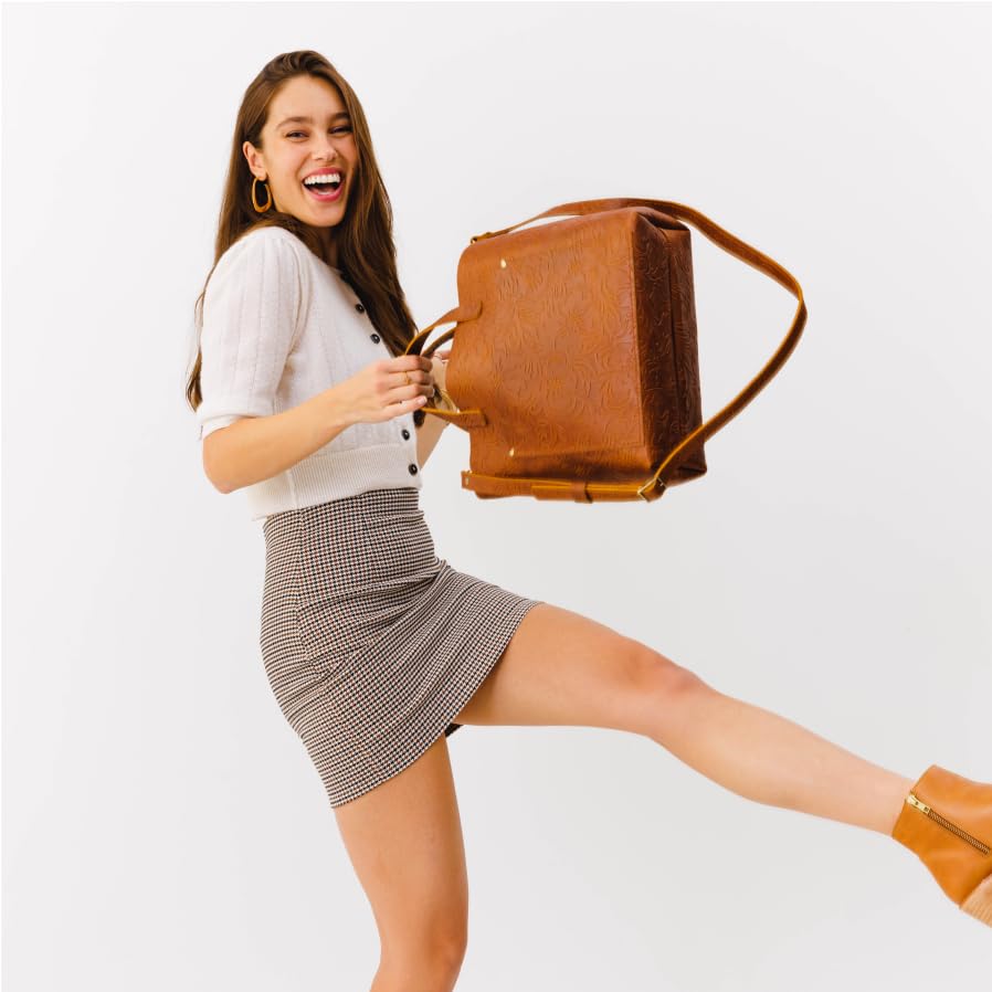 Image of Portland Leather Goods Medium Crossbody Tote for Women - Handmade from the Finest Full-Grain Hides | Handmade