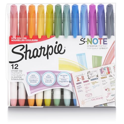 SHARPIE S-Note Creative Markers, Pastel Highlighters,...