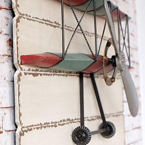 Estante de pared de avión retro para decorar salones industriales 7