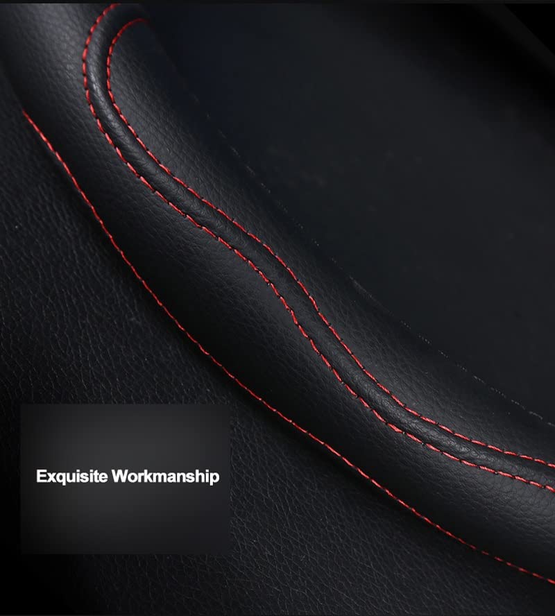 Stuurhoes Auto Stuurhoes Voor Volvo XC70 V70 2000-2021 XC90 2002-2021 Autostuurwiel (Kleur : Black Thread