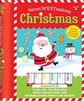 Christmas: Create your own illustrated winter-themed treats with delectably scented markers and stickers! - Includes 6 scented markers and 60 stickers! 163322077X Book Cover