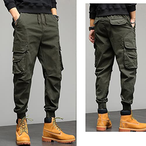 XYXIONGMAO Casual Overalls Functional Loose Trousers Tactical Harem Hip Hop Streetwear Techwear Cargo Pants for Men3