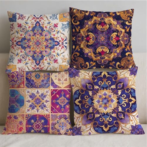 Housse de coussin 60x60cm avec impression double face et zip invisible - 3