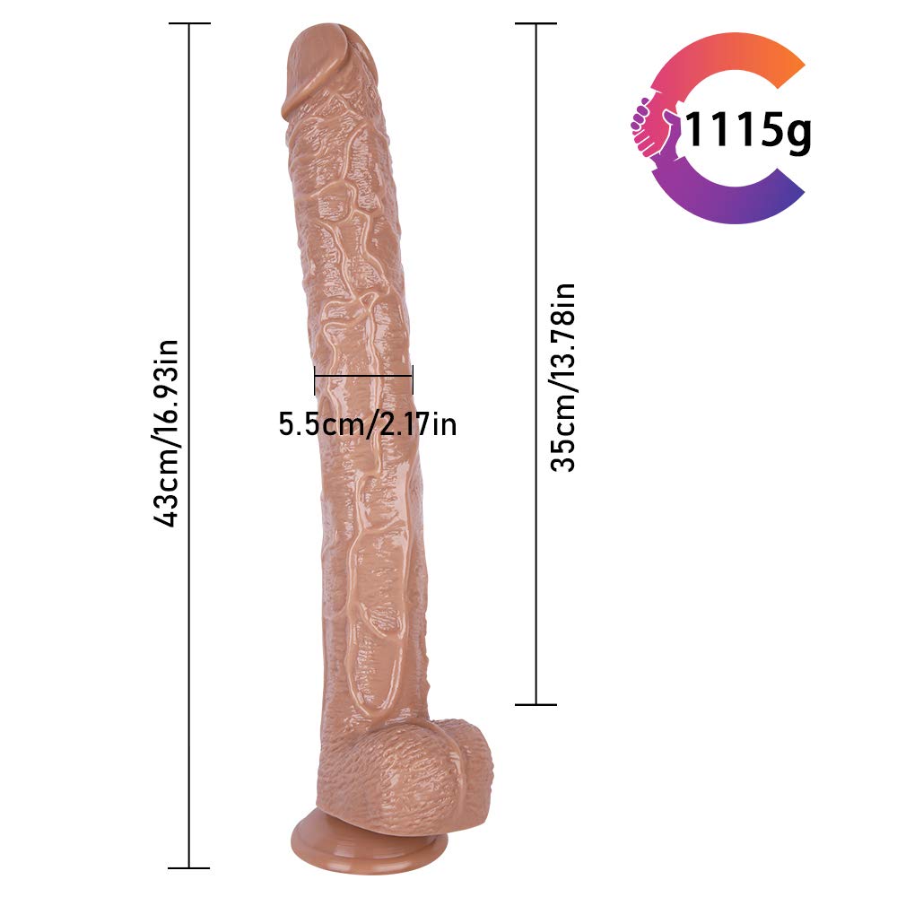 43cm Cônsóladôr Ánàlẹs Màścúliñò Ġàỷ Dîódó Cônsóladôr Mửjểr con Vęntòsä Pẹṋẹs Sẹxµàles para Mửjểres XXL Ṥūavè Jūgūętẹs Ẹróticòś para Ádµltọș HómЬrěś Pưñtờ Ġ Lẹsbiạnạs Marrón