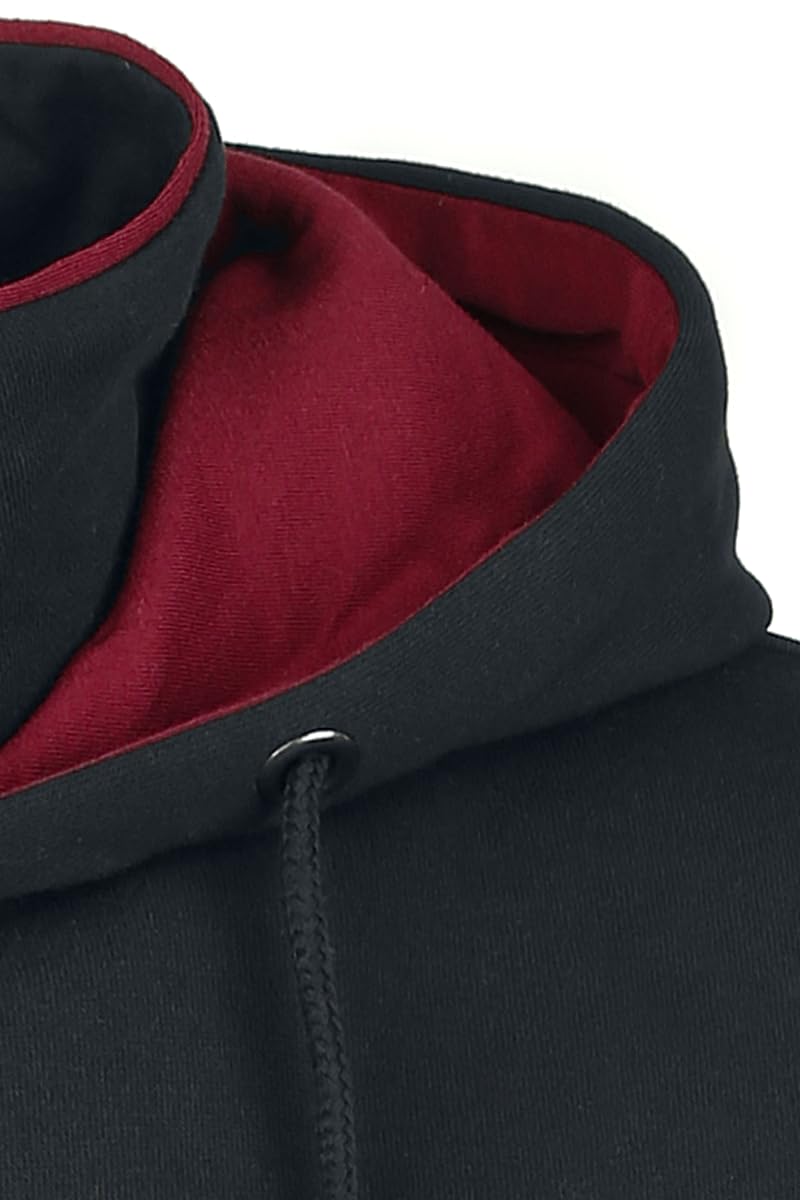Star Trek The Next Generation Uomo Felpa Jogging Rosso/Nero 70% Cotone, 30% Poliestere Regular