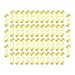 GMBYLBY 50Pcs Fishing Propellers Sequins Fly Propeller Topwater Fishing Lures Baits Fishing Propellers Slices Lures Replacement