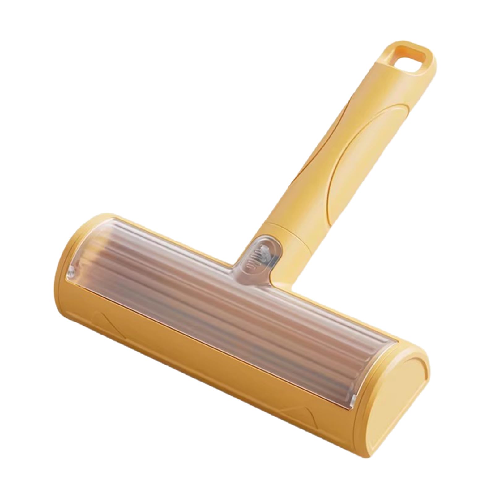 sugerou Reusable Pet Hair Remover, No Adhesive Lint Roller – Fabric Sofa & Cat Tree Cleaner, No Snagging Fur Remover for Furniture Yellow