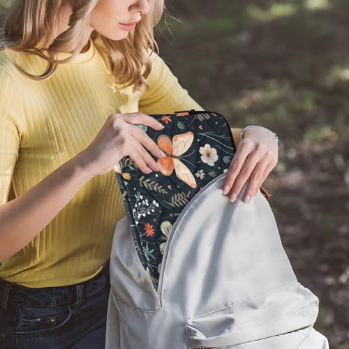Funda para portátil de 13-14 pulgadas con diseño de mariposas miniatura 6