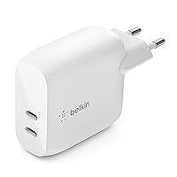 Belkin Caricabatteria da parete USB Type C PD da 40 W (2 porte USB)