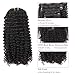 ABH AMAZINGBEAUTY HAIR Kinky Curly Clip in Natural Black Afro Kinkys Curly Hair Extensions 3C Clip in Hair Extensions Real Human Hair for Black Women Curly Clip in 7 Pcs With 17 Clips 120G 12 Inch