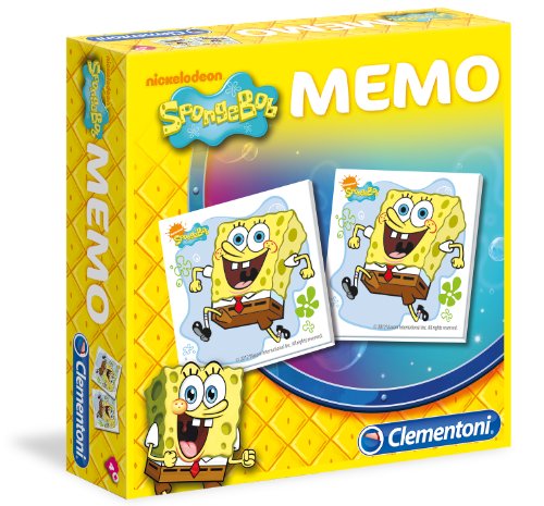 Preisvergleich Produktbild Clementoni 12998 Memory Spiel, Sponge Bob [Import Italien]