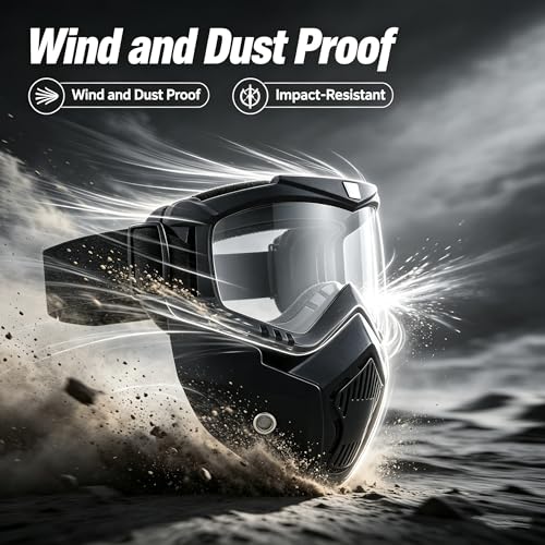 Image of Paintball Mask Anti Fog,Tactical Full Face Mask Ski Mask Goggles Detachable Adjustable,Motorcycle Riding Face Protection