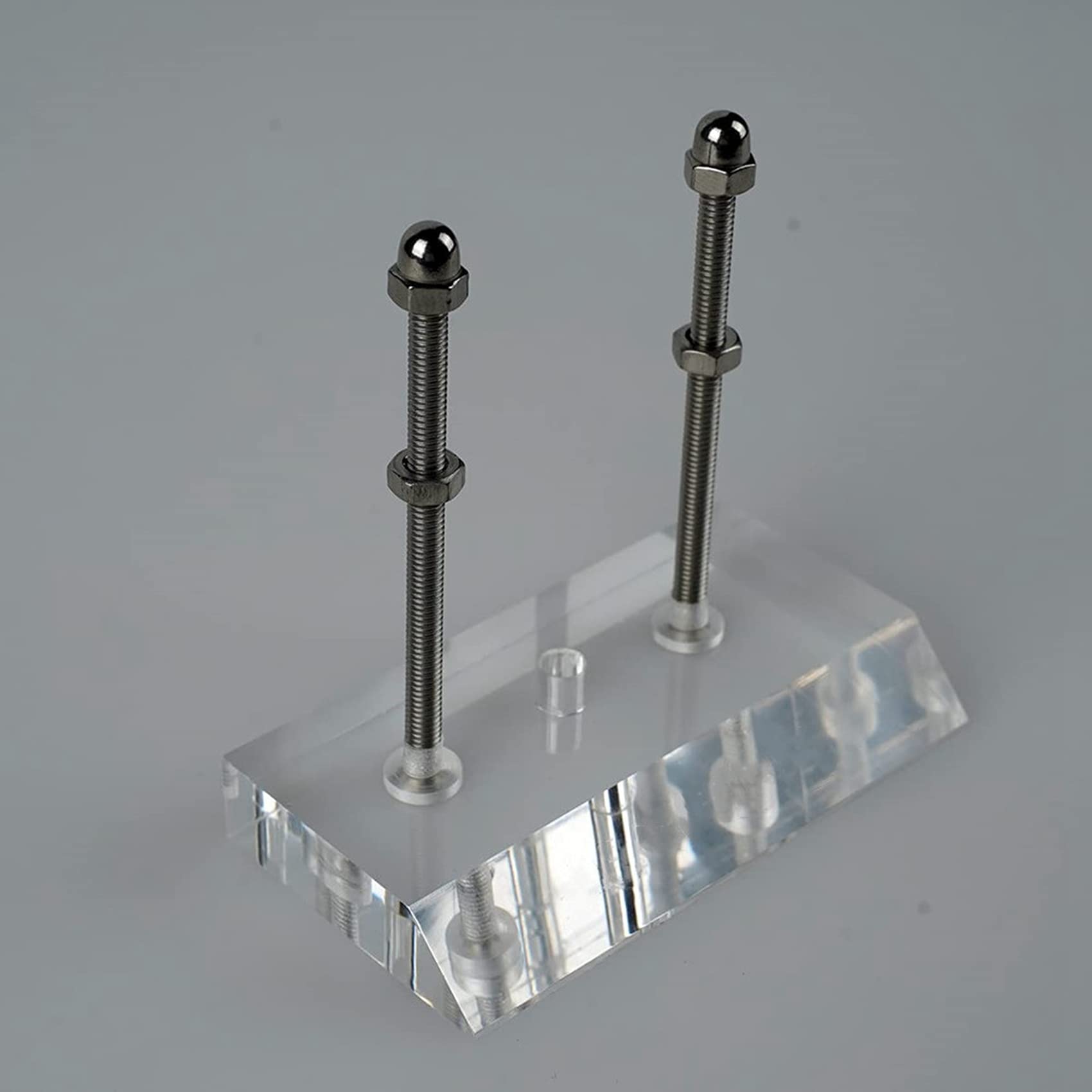 Set di supporti da parete per skateboard, per interni, in acrilico, per skateboard, supporto da parete, trasparente