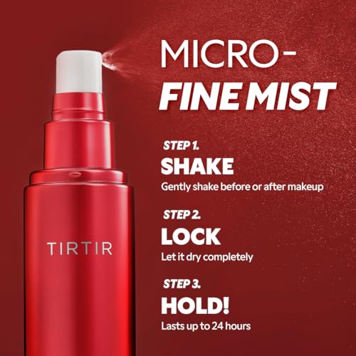 Image of TIRTIR Mask Fit Make-up Fixer | 24H Transfer-Resistant Lightweight Non-Greasy Makeup Setting Spray 2.7 Fl Oz (Pack of 2)