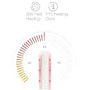 KhuHap Women Beauty Mini Professional Hair Straightener Flat Iron Especially Designed for Teen, Mini Hair Iron Curling Portable Hair Straightener Personalized Hair Flat Iron, Pack of 1, Multicolor gallery image