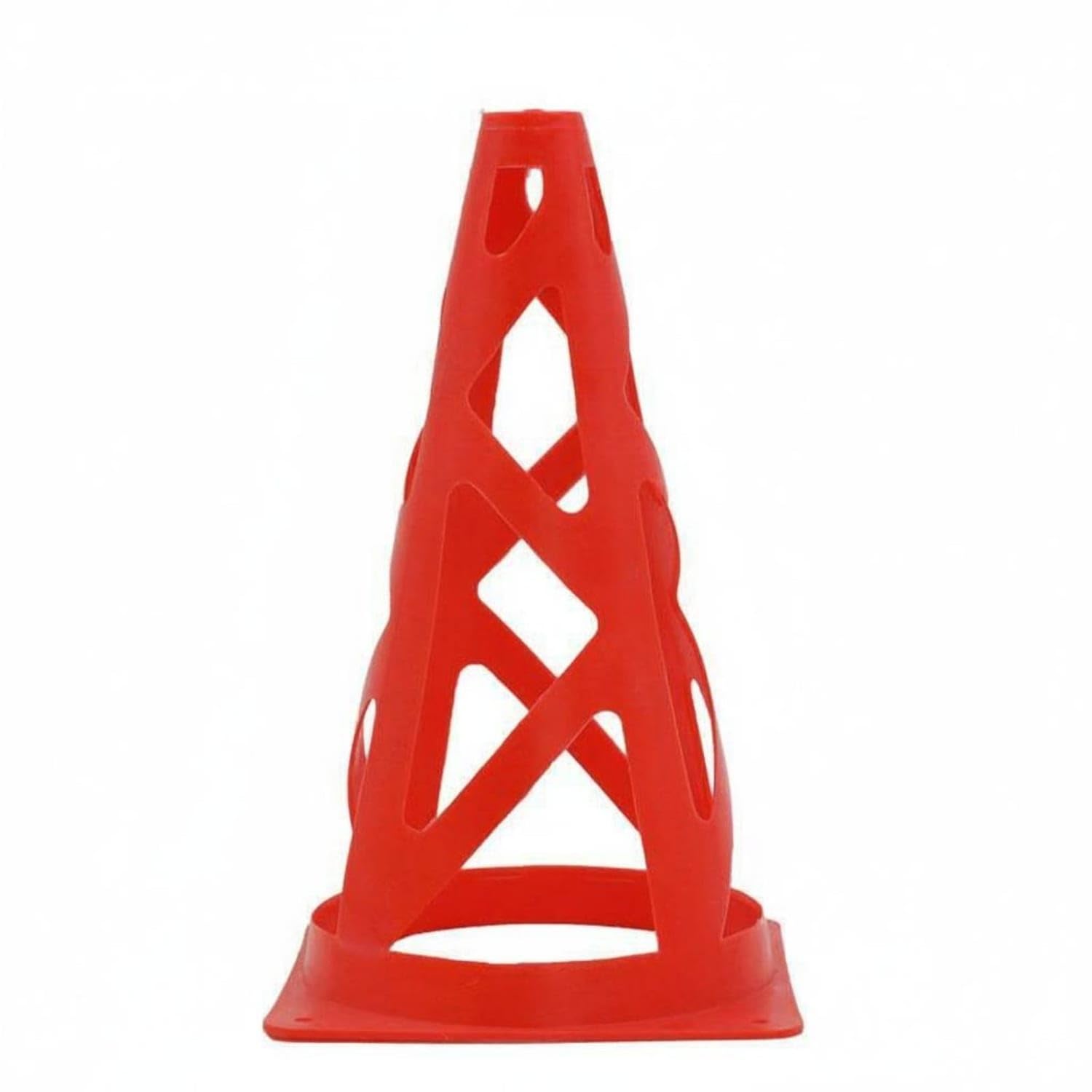Stackable Plastic Training Cone High Visibility Colors Plastic Training Cones Lightweight Basketball Drill Cone Long-Lasting for Coaches, Kids, Gym, Playground, Backyard, Red-image-34
