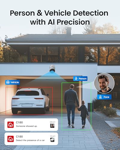 Image of ZOSI 16CH 4K PoE Security Camera System with 4TB HDD, 8pcs 8MP Metal Cams | Person Vehicle Detection,People Counting,Night Vision,16-Port 32-Channel NVR,24 /7 Audio & Video Recording,Outdoor & Indoor