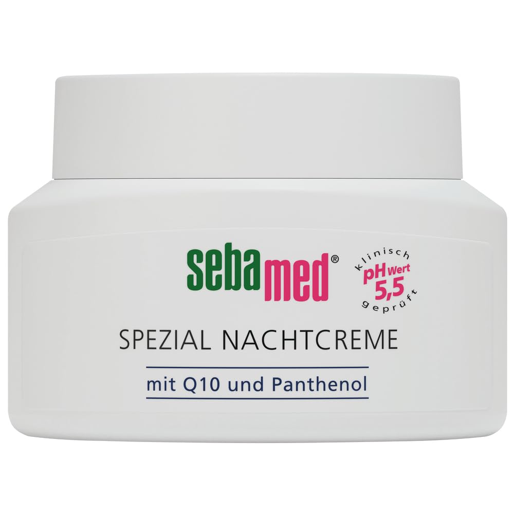 sebamed spezial Nachtcreme mit Q10 und Panthenol, 75 ml Kremowa