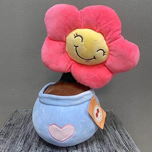 Image of Tickles Beautiful Sunflower Plant Soft Stuffed Plush Toy for Kids Birthday Valentine Gift (Color: Multicolor; Size: 22 cm)