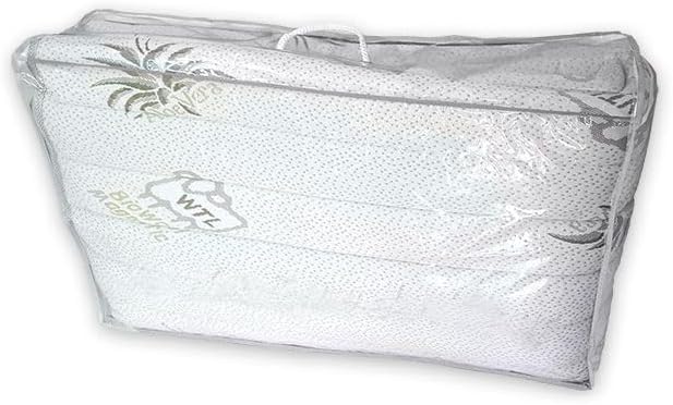 Base Magnética de Imanterapia con 9 Bandas, Tratamiento Aloë Vera e Hilo de Plata 135x190 cm