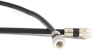 250ft AG Cables Black Outdoor RG6 Digital Coaxial Cable Shielded PVC Jacket FIRE Rated UL CATV RoHS 75 Ohm RG6 Digital Audio Video Coaxial Cable with Outdoor Premium Metal Compression F-Connectors