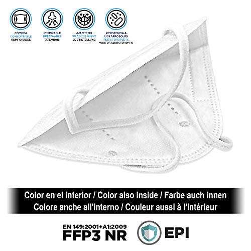 ENERGY FUSION 10 Maschere FFP3 NR Conforme alla