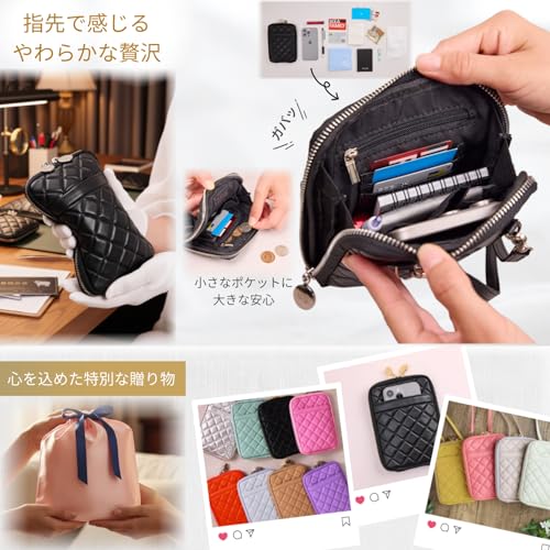 KT BASE スマホポーチ 本革 ポシェット F3-9C6Y-OK0J の商品画像 3