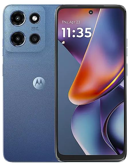 Motorola Moto G 2025, 64GB, Saphire Blue - 6.6' 120Hz Display, 5G Prepaid Smartphone, 50MP Quad Pixel Camera, Unlocked (Renewed)