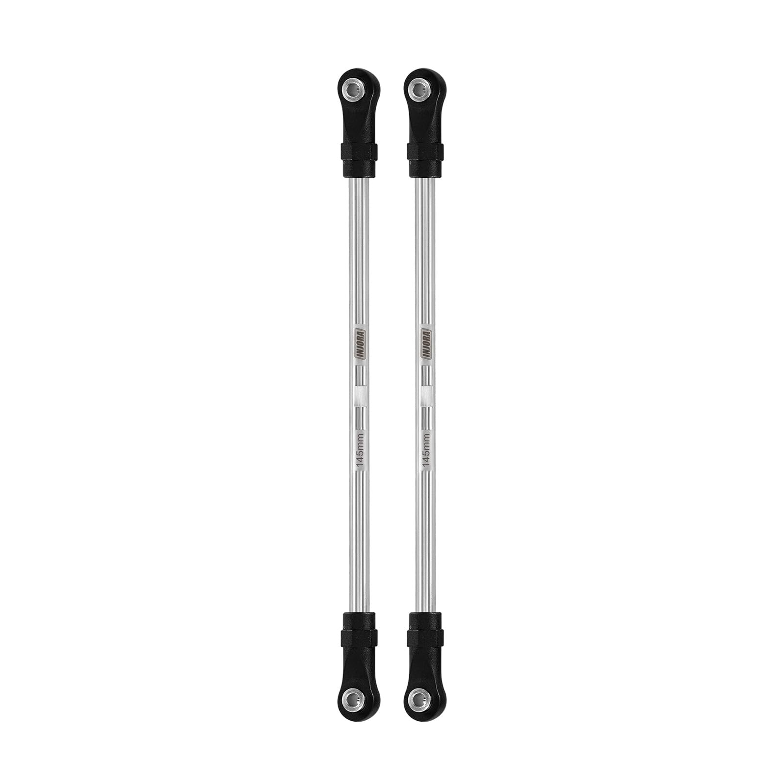 INJORA Stainless Steel Builders Links with Rod Ends for TRX4 SCX10 1/10 RC Crawler Car