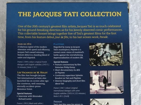 ジャック・タチコレクション　DVD5枚組 ジャック・タチコレクション DVD5枚組