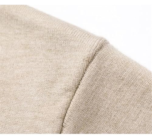 Men's V-Neck Long Sleeve Knitted Cardigan Sweater Spring Fall Solid Slim Fit Fashion Casual3