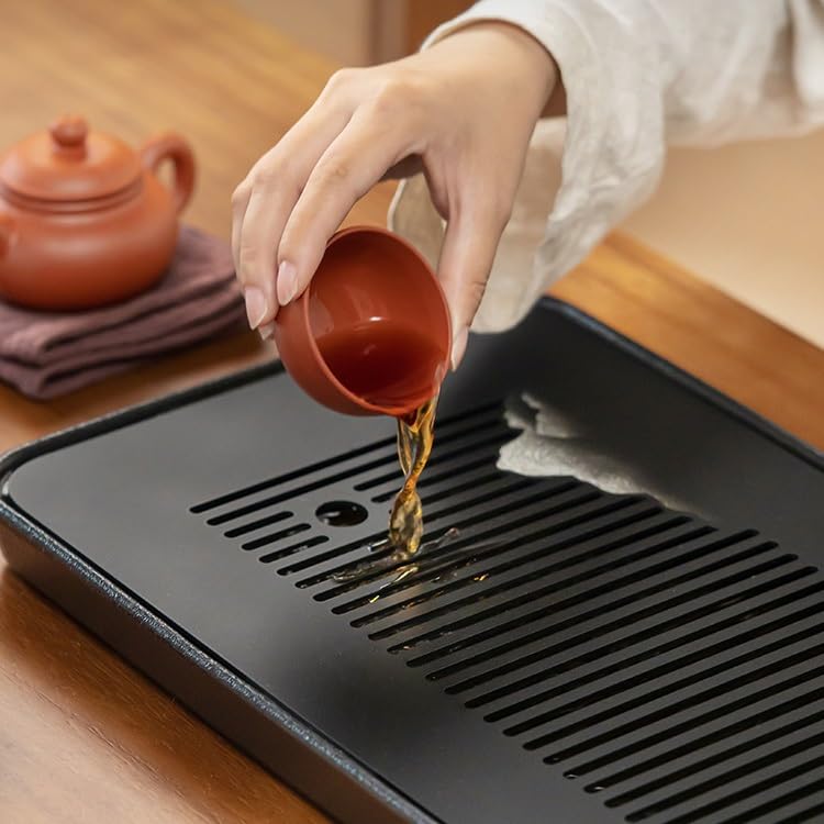 Taca na herbatę Taca na stolik kawowy Handmade Retro przechowywanie wody taca na herbatę gospodarstwa domowego stół do parzenia na sucho prosty zestaw do herbaty, taca do salonu stolik do herbaty
