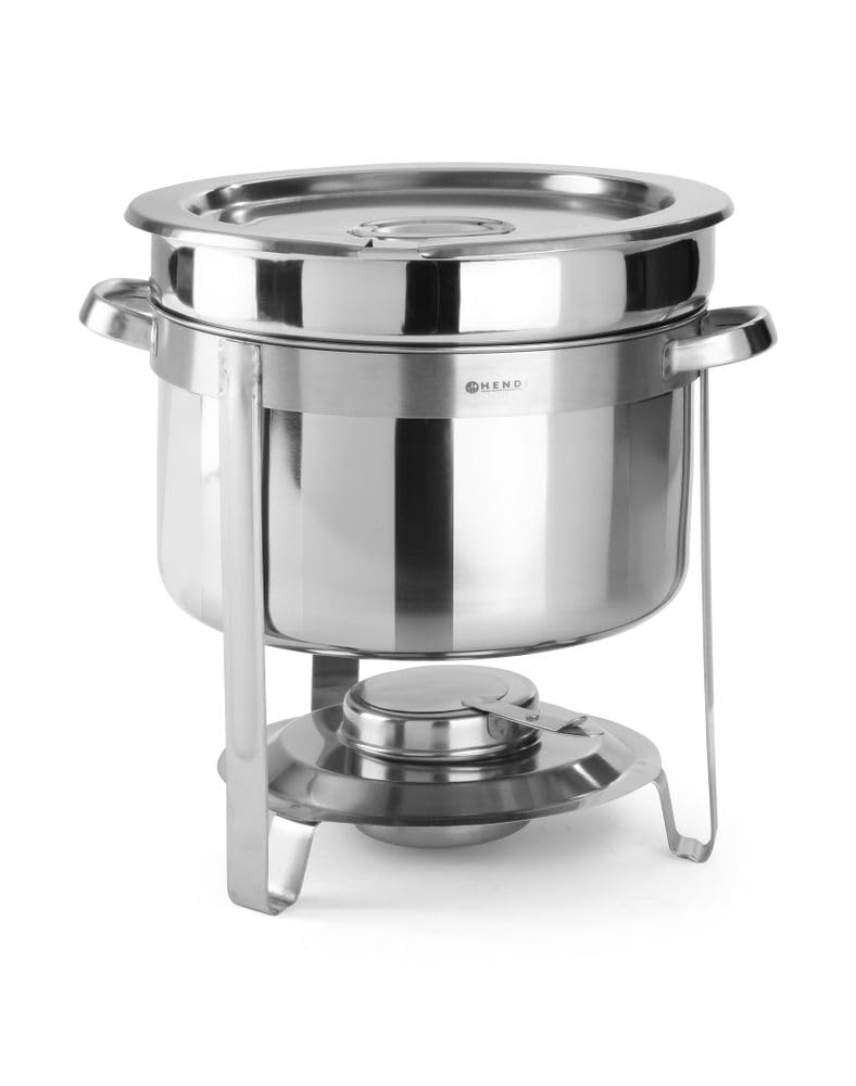 HENDI 472507 Suppen Chafing Dish, Silber, 8,0 Liter