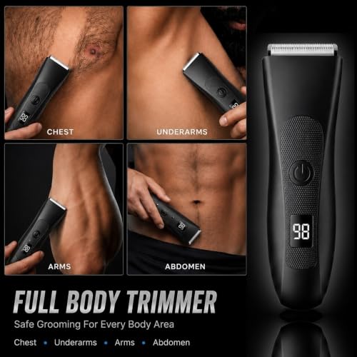 Generic Full Body Trimmer for Men, Ceramic Blade, 80-minute Runtime - Image 3