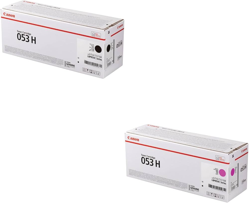 Amazon | 【純正品 2色セット】 キヤノン トナーカートリッジ CRG-053H