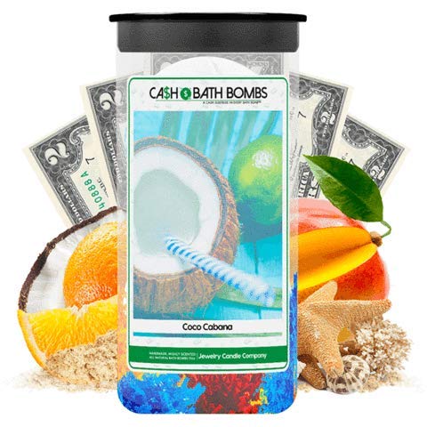2 Pack Twin Surprise Bath Bombs | Prize Valued from $2-$500 Inside | | Large Mystery Surprise Gift | Coco Cabana |