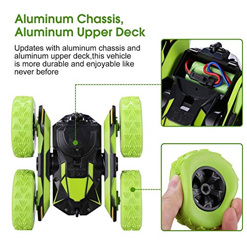 Joyjam Toys For 6-12 Year Old Boys Rc Stunt Car For Kids And Adults 4Wd Off Road Truck 2.4Ghz Remote Control Vehicle Double Sided 360 Degree Rotating Christmas Birthday Gifts For Boys #TOP2