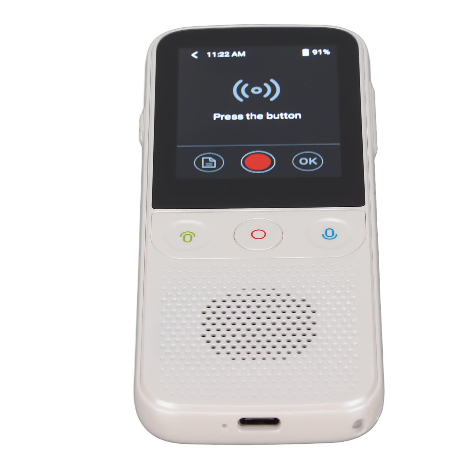 Annadue Dispositif de Traduction Intelligent pour Voyage (White)
