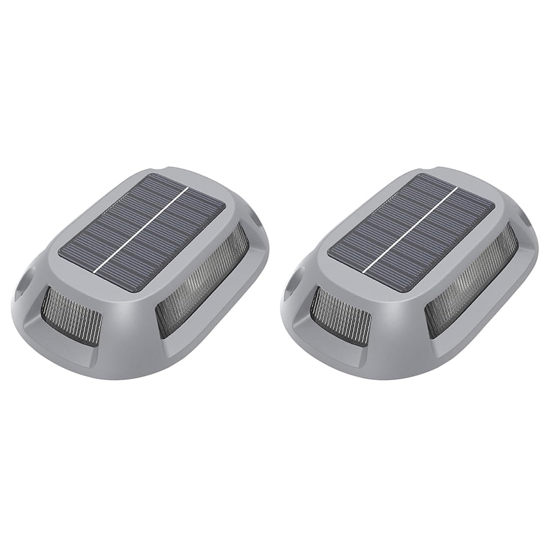 IJSDNVJNDX Aluminium LED RGB Solar Deck Light, Smart Light Sensor for Garden, Yard Stairs Path Lights