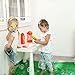 Bubble Gun Blower for Kids - Non-Toxic Bubble Blower with 2 Bubble Solutions - Mini Hand-Held Machine with 4 Wands for Blowing Bubbles - Bubble Toys for Parties, Camping, Outdoor Activities