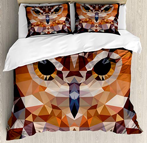 Ambesonne 􉽊w͗l|zcJo[Zbg UCNtNE̓ Nꂽpx̂Op`̌` gX^C t@N{[z[fUC QZbg Jo[2t JtHjALO uEIW