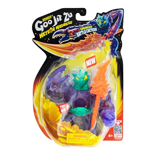 Heroes of Goo Jit Zu Meteor Madness, Stretchy Battle Cacticus Collectible Action Figure - Image 4