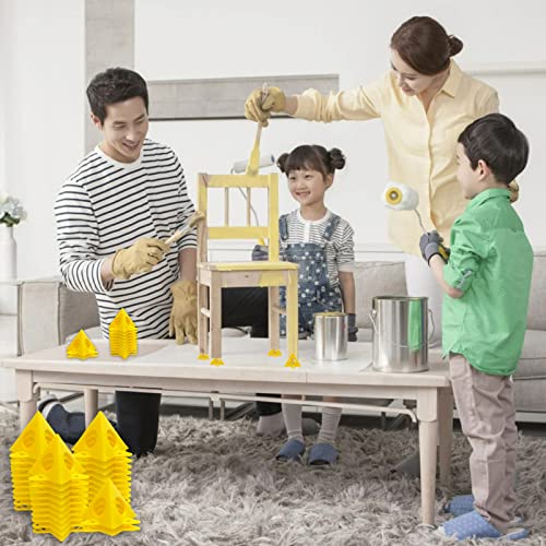 Kata 32Pcs Pyramid Stands Painter's Painting Stands,Mini Cone Paint Stands For Canvas And Door Risers Support,Cabinet Paint Pouring #TOP7