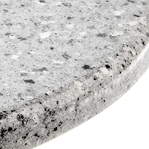 Stardust, Gloss, 16", Cultured Granite, Crater, Lazy Susan, Turntable #TOP3