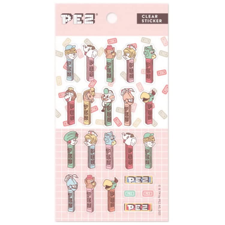 Pez 直筆ステッカー4枚+その他1枚セット Amazon.co.jp: [フロンティア] PEZ 透明シール PINK PINK * : 文房具