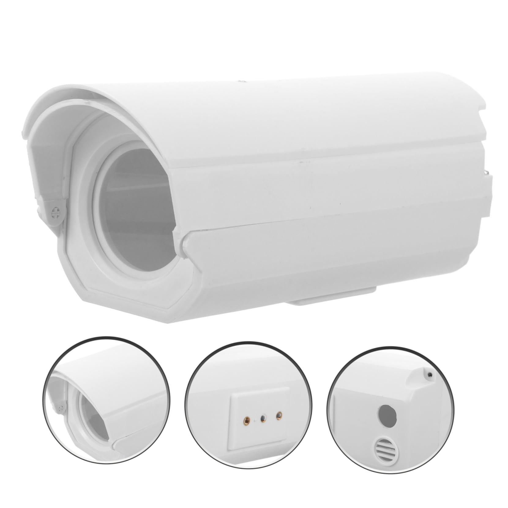Protection Caméra Extérieure Boîtier Plastique Étanche Anti-poussière Léger Adapté Caméras de Sécurité