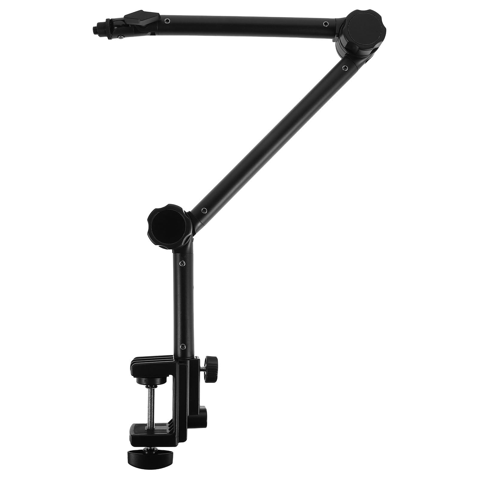 Toddmomy Soporte para Micrófono Ajustable 360 Grados, Material Plástico y Metal con Brazo Articulado de Escritorio Adecuado para Streaming y Espacios de Trabajo
