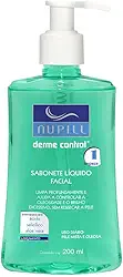 Sabonete Liquido Facial Nupill Derme Control 200Ml, Nupill, Verde