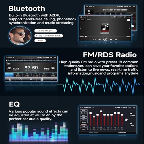 Radio para auto táctil 7 pulgadas PHEZEN miniatura 6